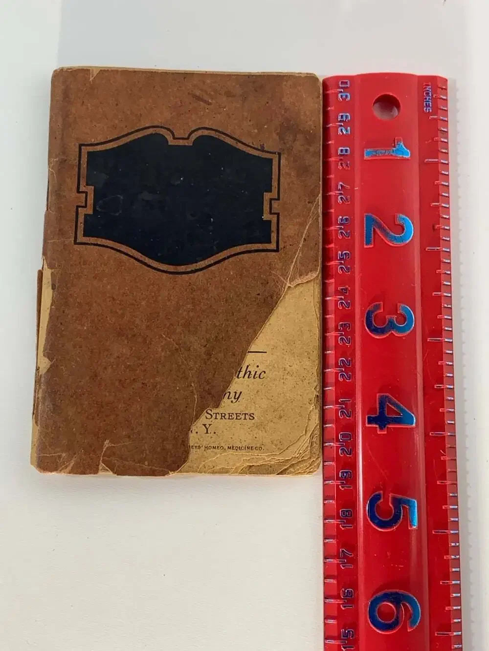 Ephemera Medicine Vintage 1943 Humphreys' Manual For Colds Ailments Homebook